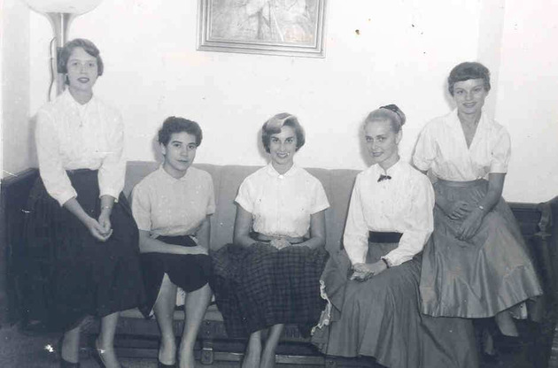 Freshman class officers, 1957